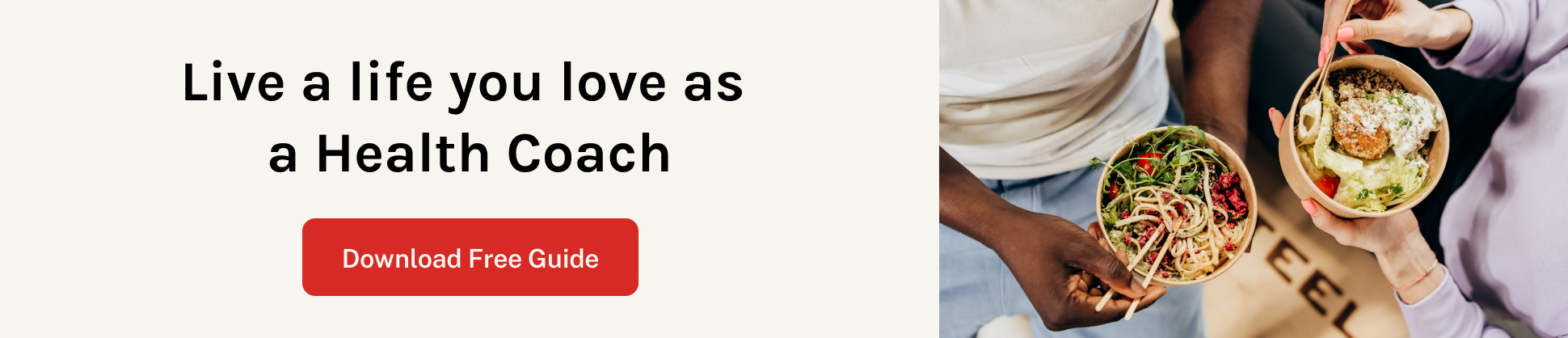 live a life you love as a health coach guide opt in banner